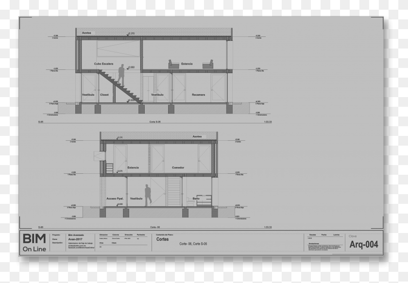 2826x1898 Http Archicadonline Com Cortes Technical Drawing, Plan, Plot, Diagram HD PNG Download
