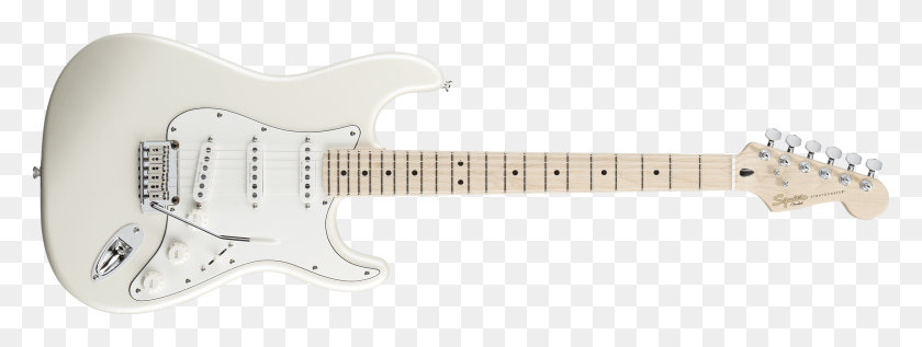 2400x793 Http Assets Fender Fender Stratocaster Arctic White Maple, Гитара, Досуг, Музыкальный Инструмент Hd Png Скачать