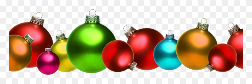 1025x290 Descargar Png / Adornos Navideños Hd Png