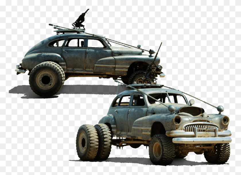 974x688 Http Elementemagazine Cars From Mad Max Fury Road Buick, Wheel, Machine, Tire HD PNG Download