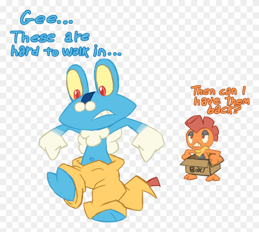 864x767 Http Goronic Tumblr Froakie And Scrafty Edit Cartoon, Toy, Outdoors, Nature HD PNG Download