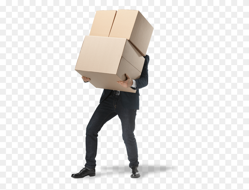 364x582 Http Mychicagomoving Pluspng Goods, Person, Human, Box HD PNG Download