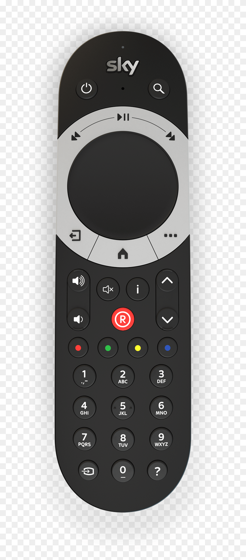 662x1850 Http Storage Sky Comproductpages Flat Sky Q Touch Remote, Electronics, Remote Control, Mobile Phone HD PNG Download