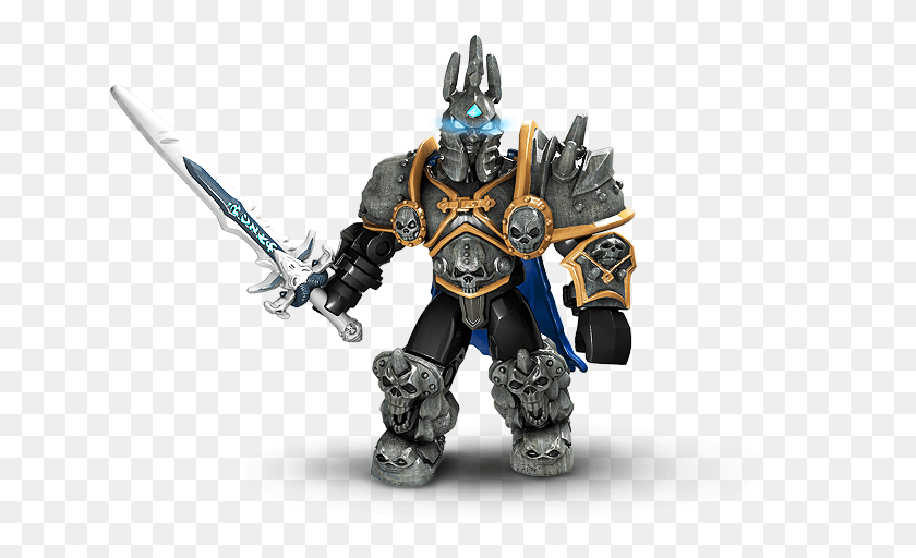 639x452 Http World Of Warcraft Mega Bloks Lich King, Toy, Robot, Weapon HD PNG Download