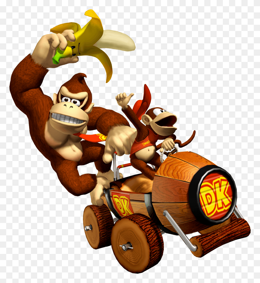 2989x3275 Https Mariowiki Possibly The Fi Mario Kart Double Dash Dk HD PNG Download