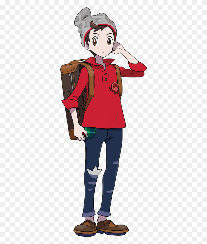 350x930 Https Static Tvtropes 0 Pokemon Sword And Shield Male Trainer, Sleeve, Clothing, Apparel HD PNG Download