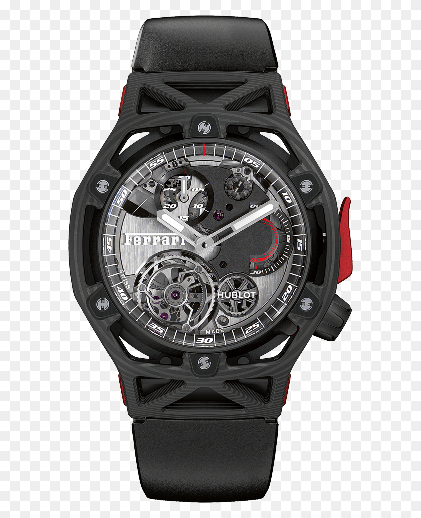 568x974 Hublot Techframe A Ferrari Design For A Hublot Watch 408 Qu 0123 Rx, Wristwatch, Clock Tower, Tower HD PNG Download