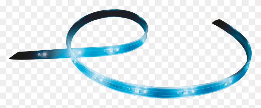 2999x1116 Hue White And Color Ambiance Lightstrip Plus Basis Philips Hue Lightstrip, Clothing, Apparel, Headband HD PNG Download