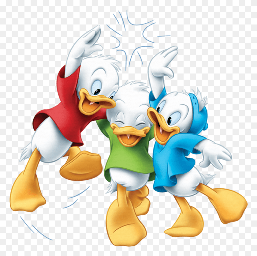 3550x3532 Huey Dewey And Louie HD PNG Download