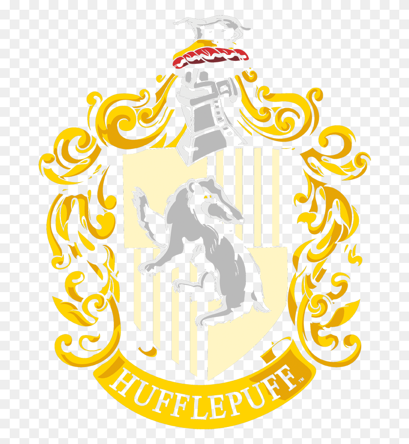 684x852 Hufflepuff Crest Hufflepuff Crest Harry Potter And The Deathly Hallows, Symbol, Logo, Trademark HD PNG Download