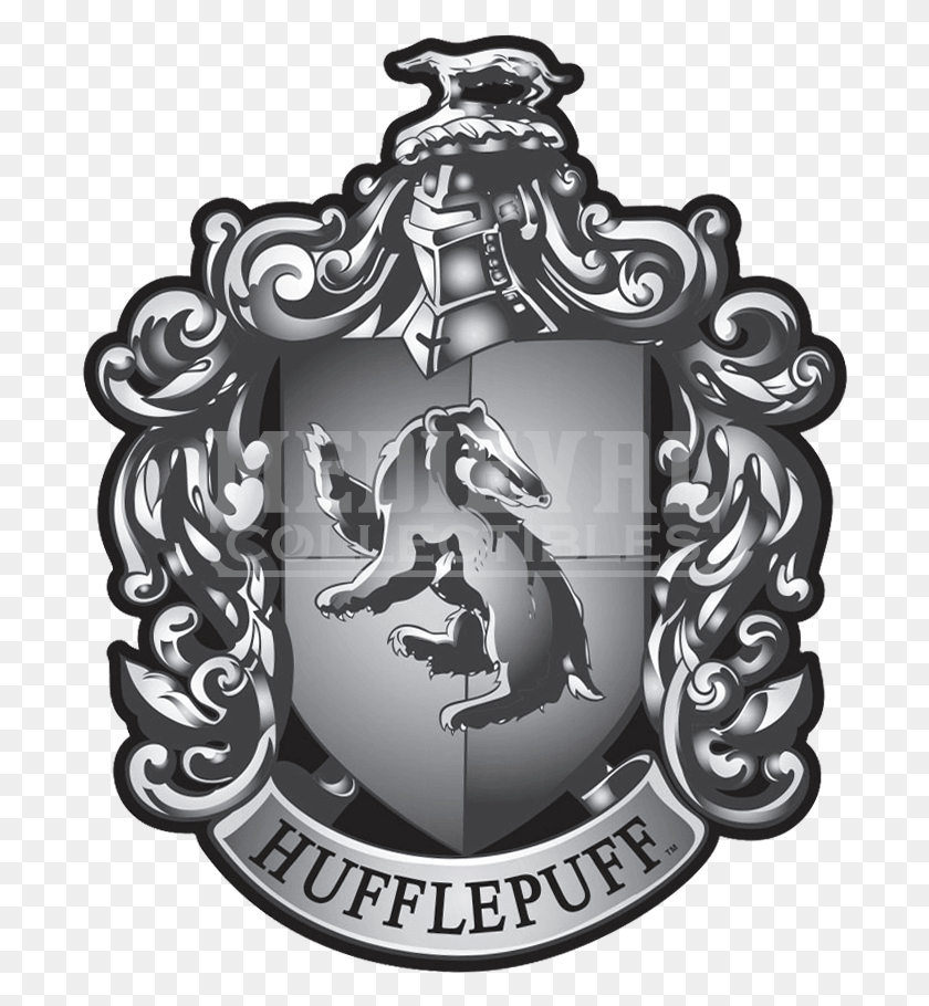 692x850 Hufflepuff Crest Lapel Pin Harry Potter Hufflepuff, Symbol, Emblem, Armor HD PNG Download
