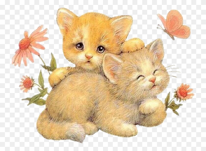 746x557 Hug Love Clip Art Kitten Hug, Cat, Pet, Mammal HD PNG Download