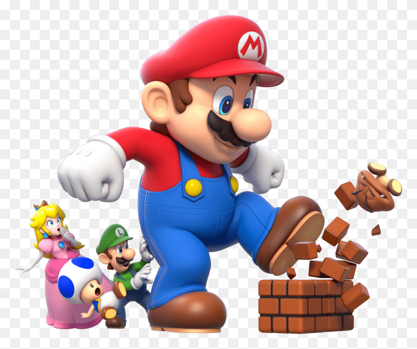 2832x2331 Huge Mario Mega Mario, Super Mario, Person, Human HD PNG Download