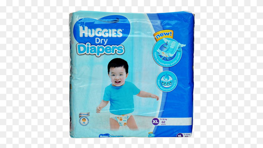 406x413 Huggies Dry Diapers Xl Huggies Pants Buy Online In Pakistan, Person, Human, Diaper HD PNG Download