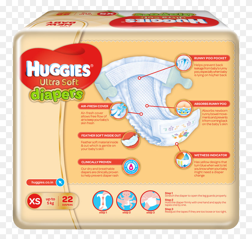 757x736 Huggies Ultra Soft Diapers For New Born Huggies, Diaper, First Aid, Food HD PNG Download