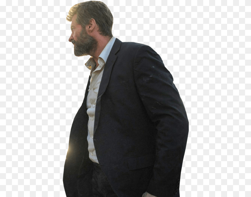 425x660 Hugh Jackman Logan Transparent, Jacket, Blazer, Clothing, Coat Sticker PNG