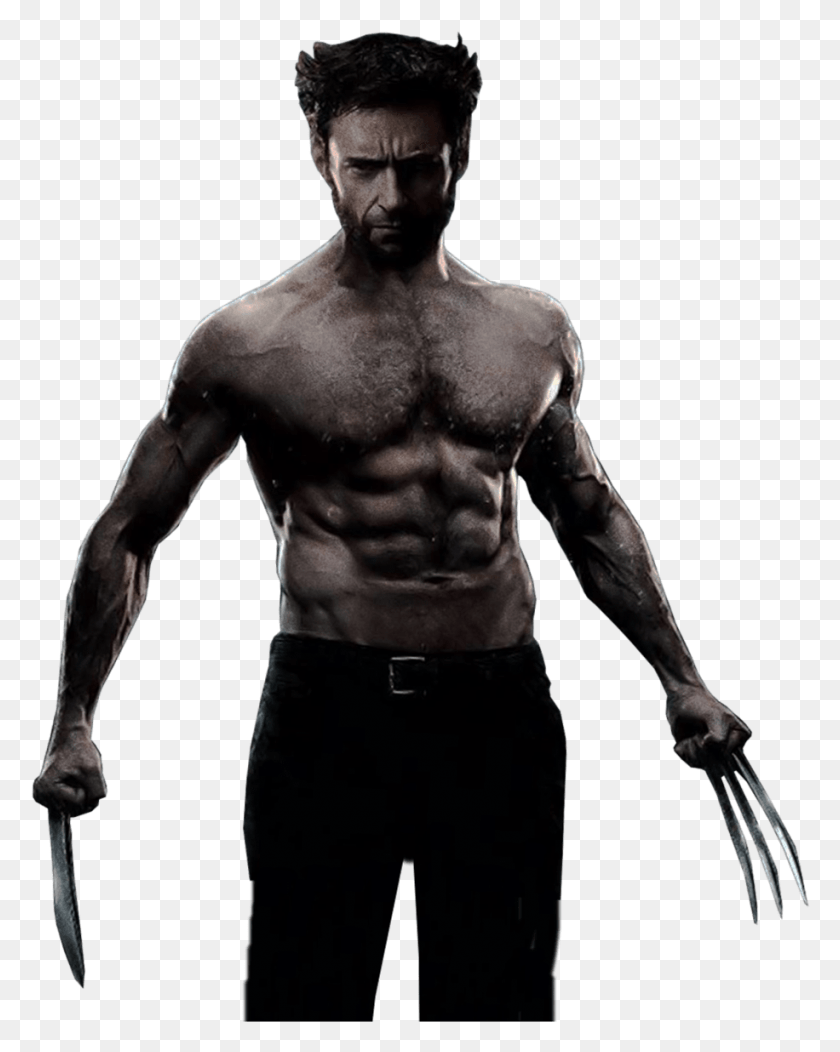 916x1166 Hugh Jackman Wolverine X Men Wolverine, Arm, Person, Human HD PNG Download