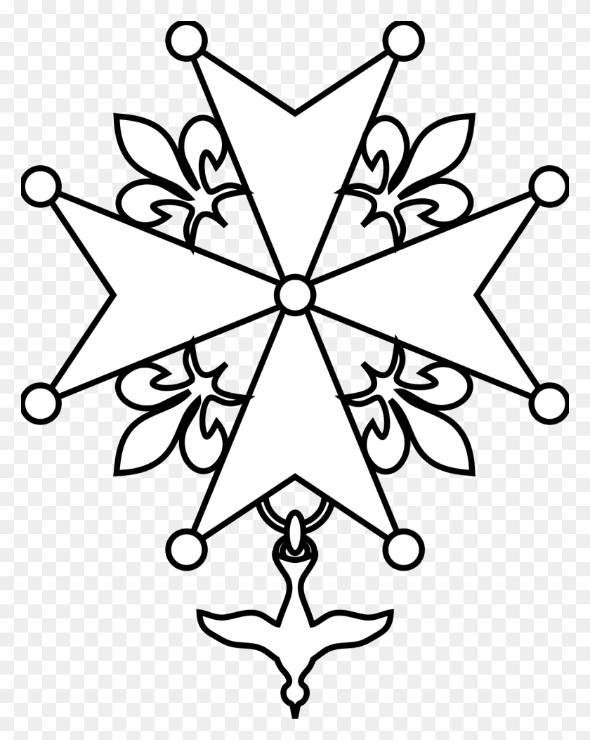 1200x1529 Huguenot Cross, Symbol, Star Symbol, Stencil HD PNG Download