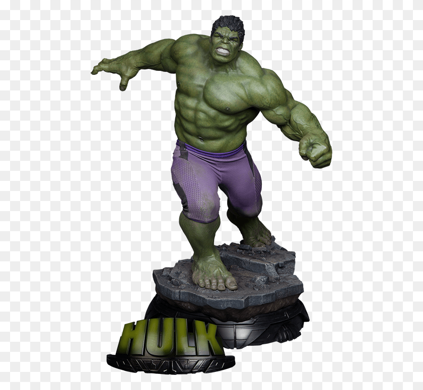 480x716 Descargar Png Hulk Avengers Sideshow Hulk Maquette Age Of Ultron, Persona, Humano, Al Aire Libre Hd Png