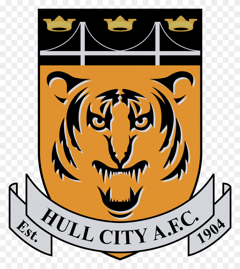 1857x2099 Логотип Hull City Fc Прозрачный Новый Герб Hull City, Этикетка, Текст, Символ Hd Png Скачать