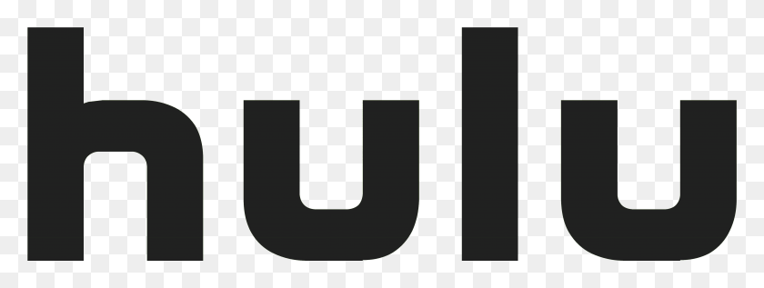 4920x1622 Hulu Logo Gray Hulu White Logo, Alphabet, Text, Symbol HD PNG Download