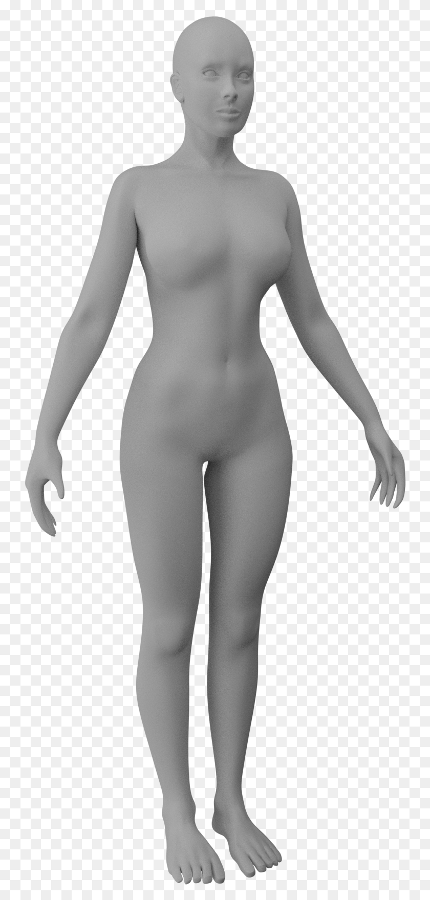 746x1699 Human Female Standing, Mannequin, Person, Torso HD PNG Download