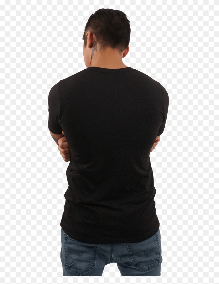 477x1025 Human Human From Back, Sleeve, Clothing, Apparel HD PNG Download