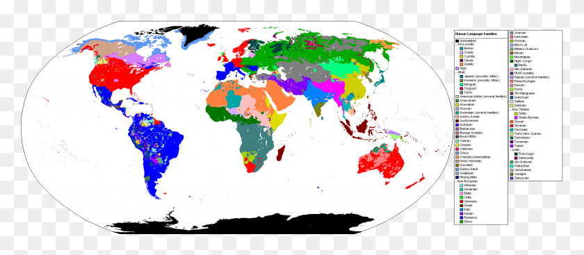 1880x740 Карта Семейств Человеческого Языка Карта Разнообразия Мира, График, Диаграмма, Атлас Hd Png Скачать