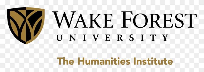 1964x598 Descargar Png Instituto De Humanidades Logotipo De La Escuela De Derecho Wake Forest, Texto, Alfabeto Hd Png
