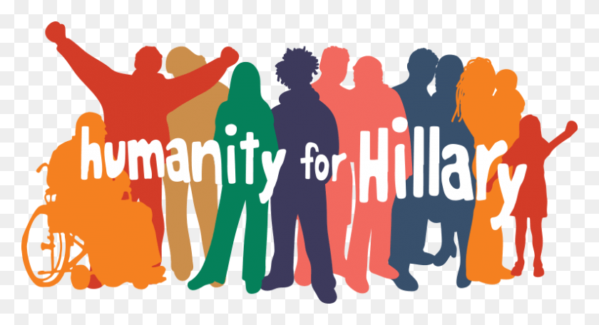 793x403 Humanity For Hillary Is A Social Media Campaign Rocket Fueled, Person, Audience, Crowd HD PNG Download