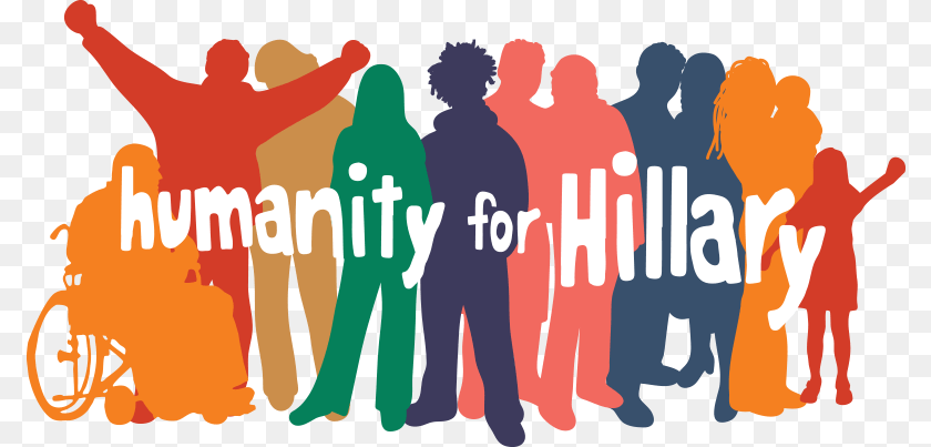 793x403 Humanity For Hillary Is A Social Media Campaign Rocket Fueled Illustration, People, Person, Boy, Child Transparent PNG