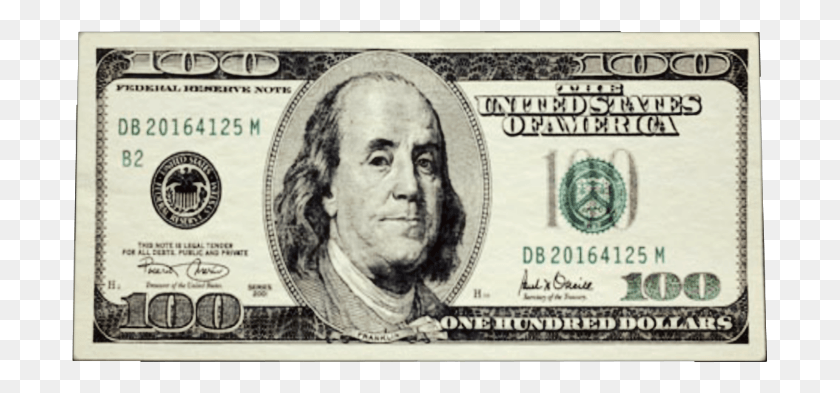 697x333 Hundred Bill Money 100dollarbill Onehundred Hundo Stack 100 Dollars In Rupees, Dollar, Person, Human HD PNG Download