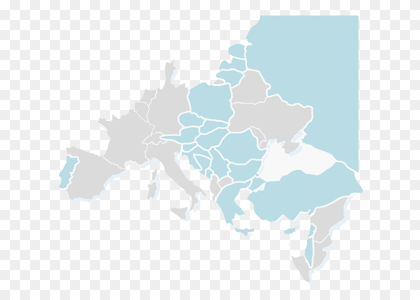 617x540 Hungary Greece Israel Latvia Lebanon Lithuania Countries That Are In Both Europe And Asia, Map, Diagram, Atlas HD PNG Download