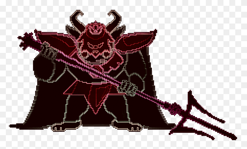 1024x587 Hungry Asgore Freetoedit Undertale Asgore Colored Sprite, Animal, Insect, Invertebrate HD PNG Download