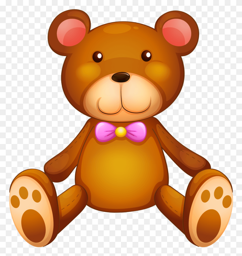 925x984 Hunter Clipart Cartoon Bear Ball Inside A Box Clipart, Toy, Teddy Bear, Doll HD PNG Download