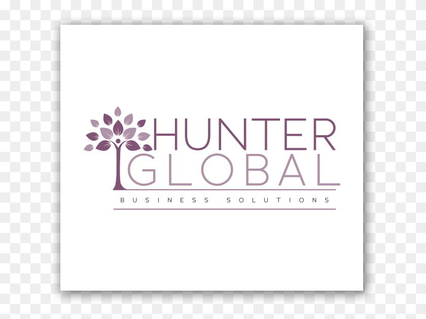 642x570 Hunter Global Business Solutions Logo Design, Text, White Board HD PNG Download