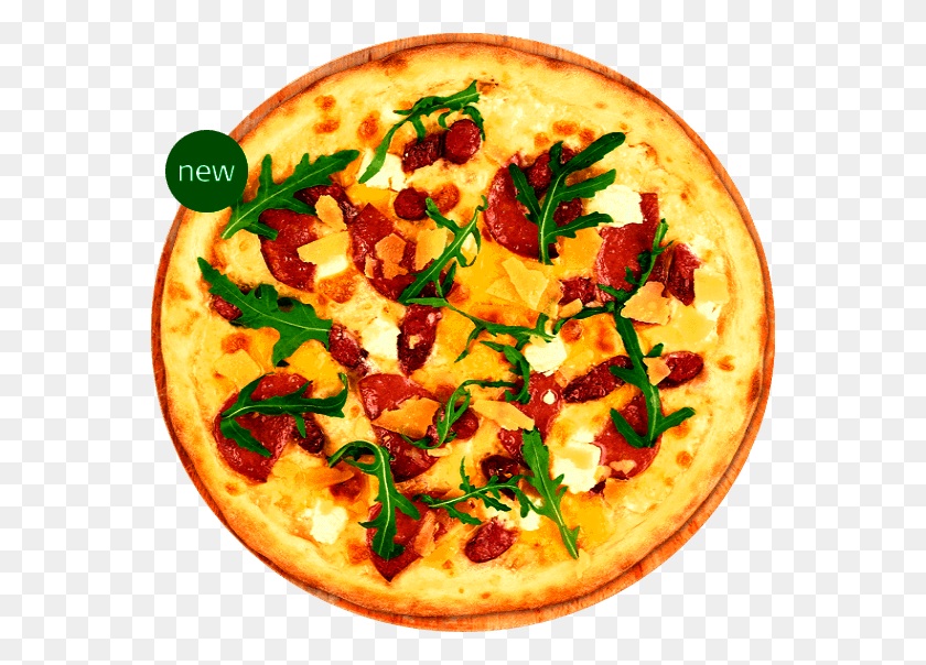 566x544 Cazador Con Queso Feta Pizza Estilo California, Comida, Comida, Plato Hd Png
