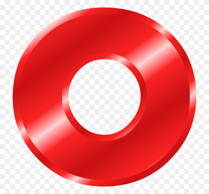 738x720 Huruf O Red Alphabet Letter O, Life Buoy, Text, Disk HD PNG Download