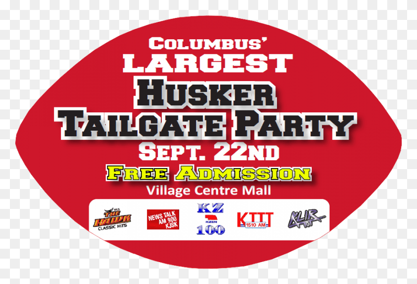 891x584 Husker Tailgate Party Info There39s A New Sheriff, Poster, Advertisement, Flyer HD PNG Download
