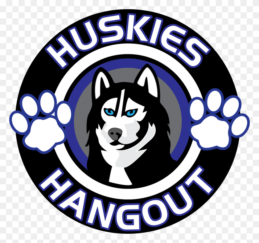 846x793 Huskies Hangout Buena Vista Charter Township Logotipo, Símbolo, Marca Registrada, Gato Hd Png
