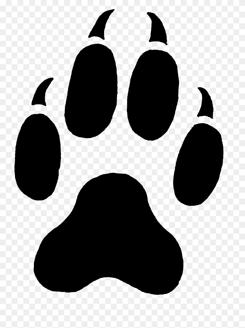 743x1063 Husky The Paw Print Pumpkin Carving Stencil, Hand, Weapon, Weaponry HD PNG Download
