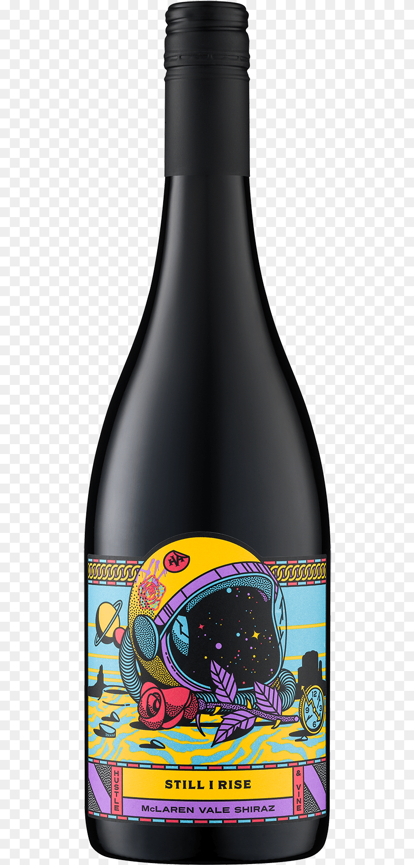 Hustle And Vine Shiraz, Alcohol, Beer, Beverage, Bottle Clipart PNG