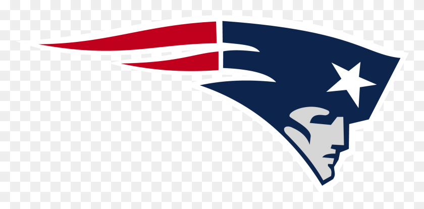 2000x908 Hwifbyn New England Patriots Logo, Symbol, Trademark, Flag HD PNG Download