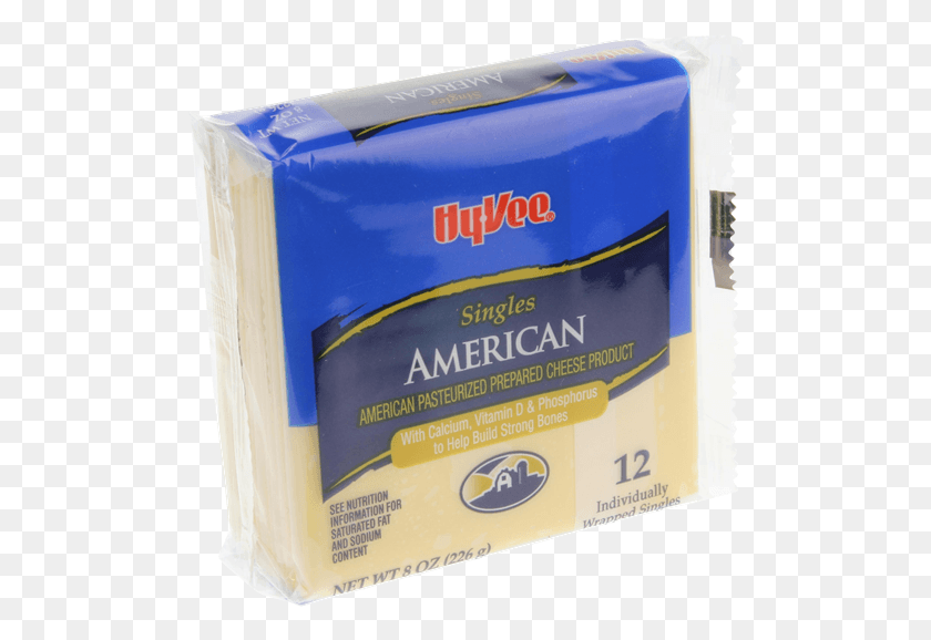 502x518 Hy Vee Singles American Cheese 12Ct Box, Еда, Мыло, Порошок Png Скачать