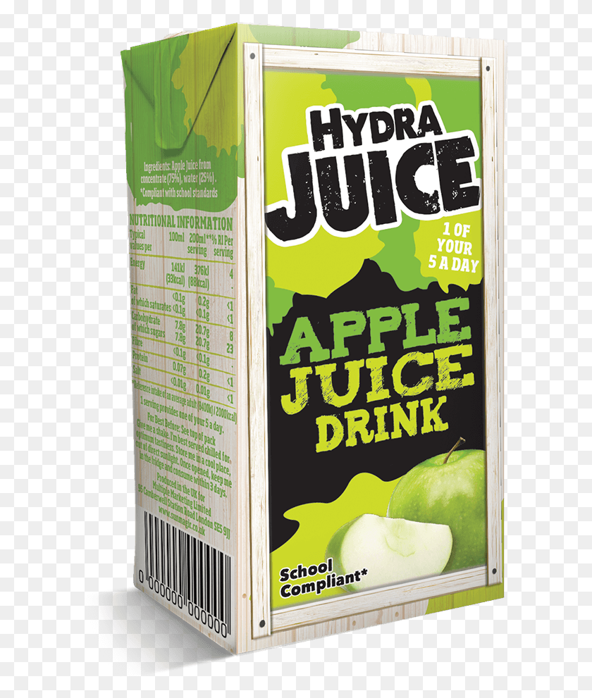 602x931 Hydra Juice 75 Apple Juice Drink 200ml Juicebox, Beverage, Tin, Jar HD PNG Download