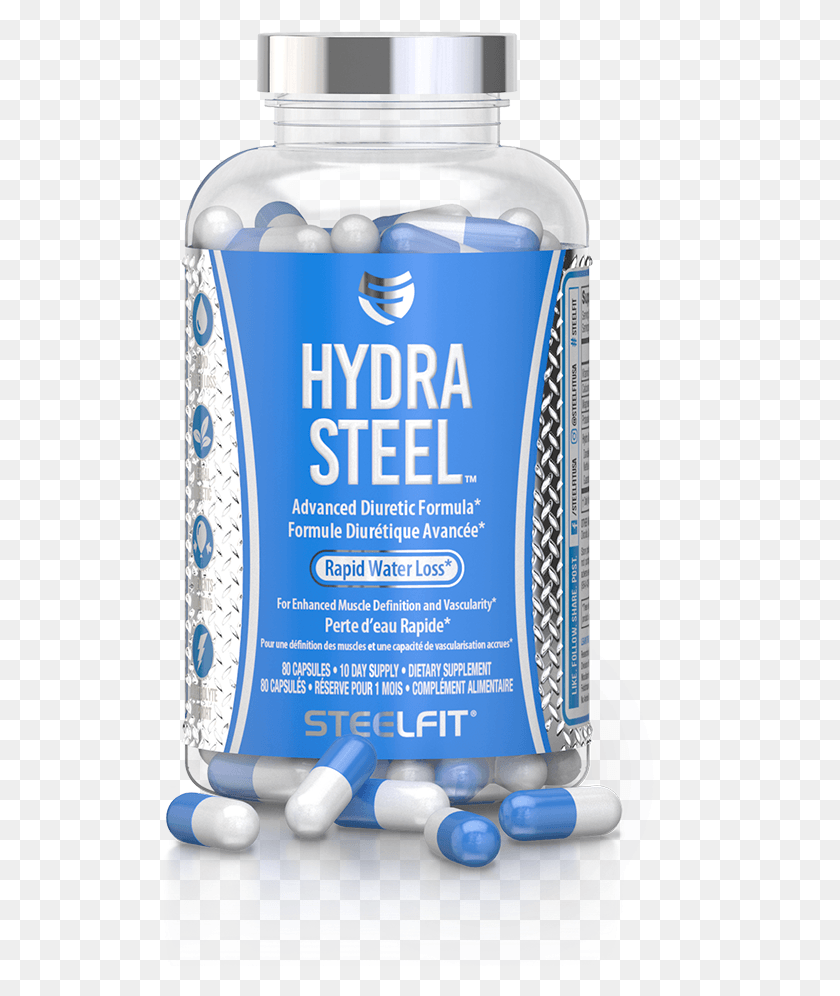 525x936 Hydra Steel Hydra Steel Steelfit, Бутылка, Косметика, Еда Hd Png Скачать