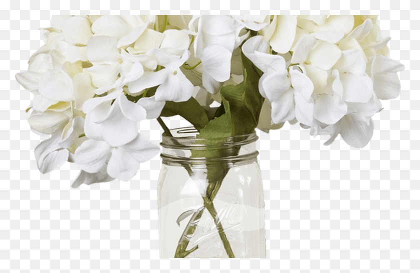 1368x855 Hydrangea Bouquet In Rope Embellished Mason Jar Decorist Bouquet, Plant, Flower, Blossom HD PNG Download