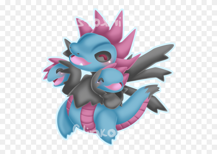 521x536 Hydreigon Cartoon, Toy, Graphics HD PNG Download