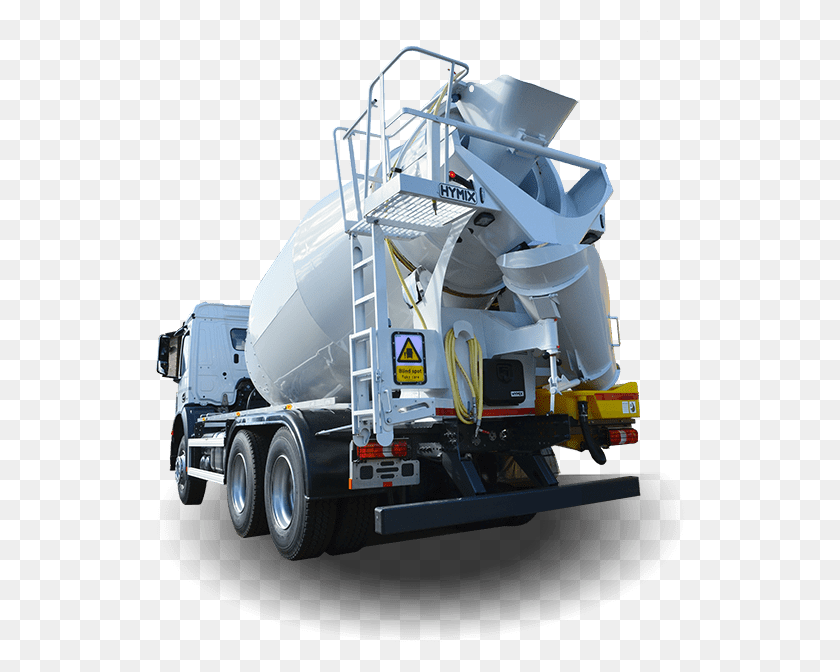 531x612 Hymix P2 Concrete Mixer Trailer Truck, Vehicle, Transportation, Trailer Truck HD PNG Download