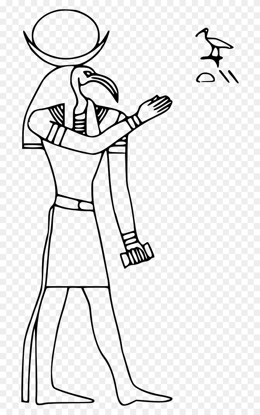 702x1280 Hymn To Thoth On The Day Of Thoth Thoth Black And White, Gray, World Of Warcraft HD PNG Download